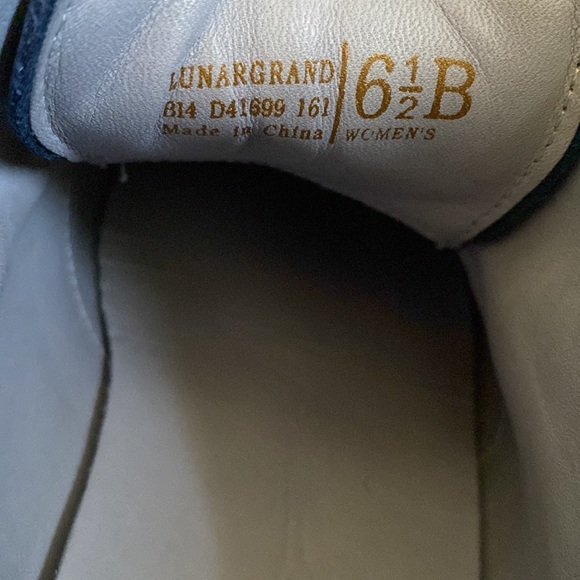 COLE HAAN Lunar Grand Blue Suede Oxford/Wingtip Shoes - NWOT/B - Picture 4 of 4